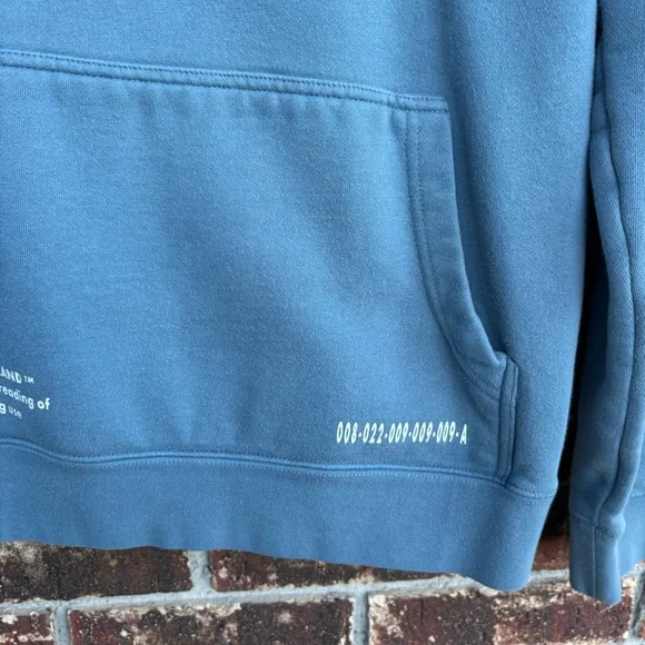 HVIII Brand Goods Hoodie Blue White Logo Powerlifting Weight Gym Size Medium M - Picture 6 of 9